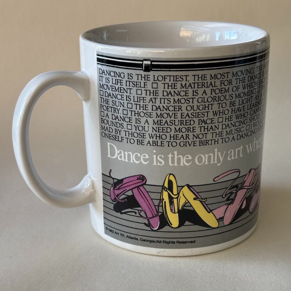 80s Dance Manifesto Mug